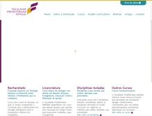Tablet Screenshot of fatesul.com.br